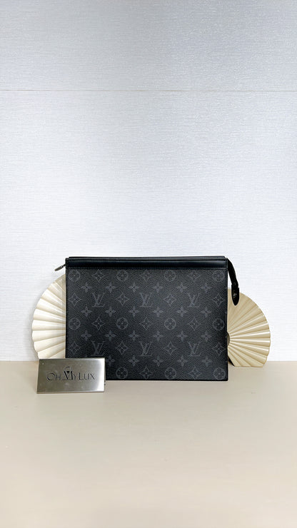 LV Pochette Voyage Monogram Eclipse