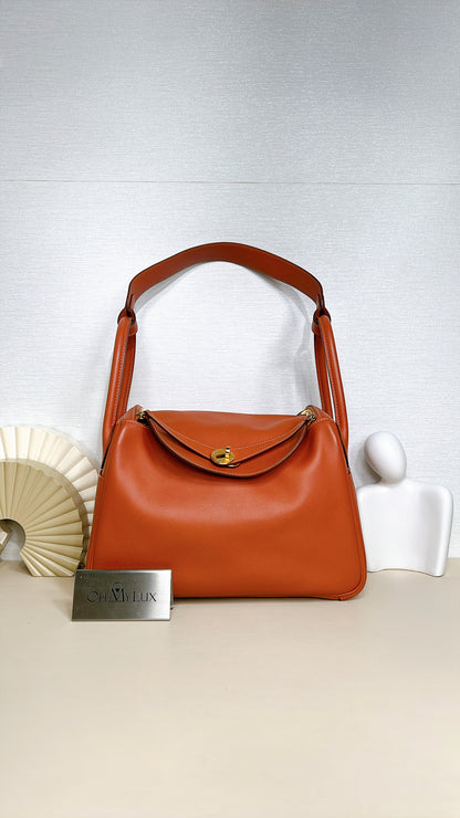 Hermes Lindy 30 Evercolour Blush GHW