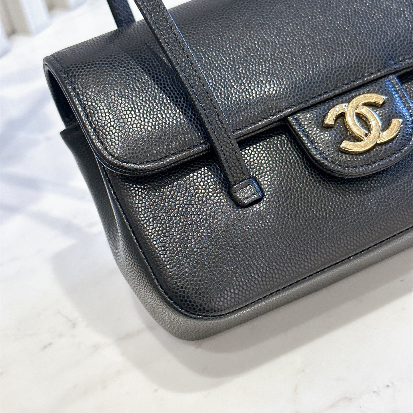 Chanel Preppy Coco Mini in Black