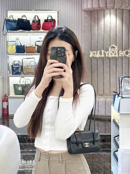 Chanel Preppy Coco Mini in Black