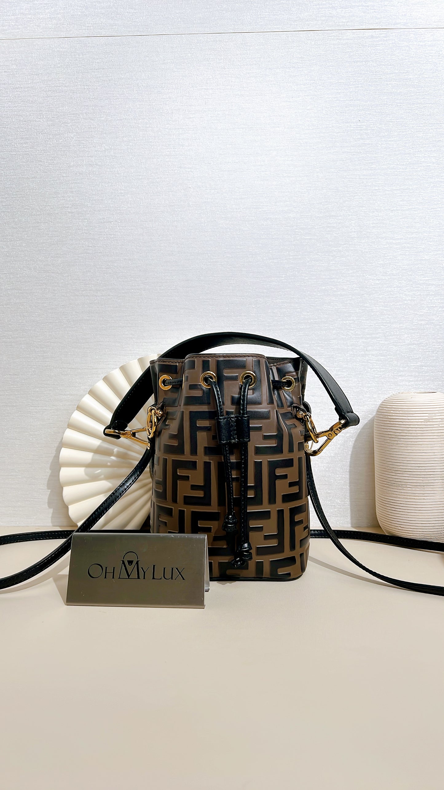 Fendi Mini Mon Tresor Brown
