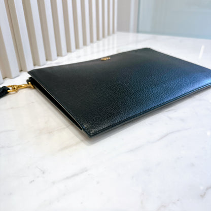 Gucci GG Marmont Clutch in Black GHW