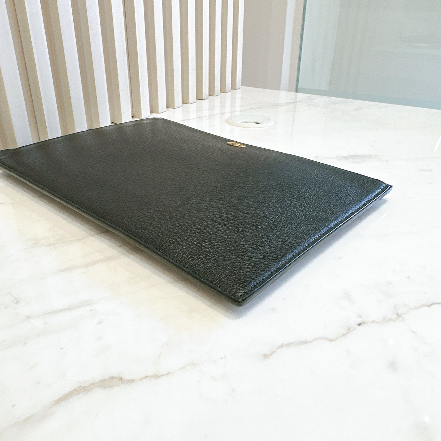 Gucci GG Marmont Clutch in Black GHW