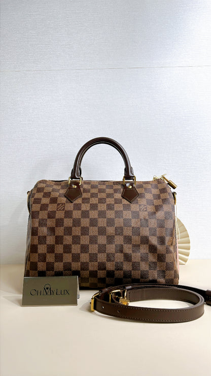 LV Damier Ebene Speedy Bandouliere 30