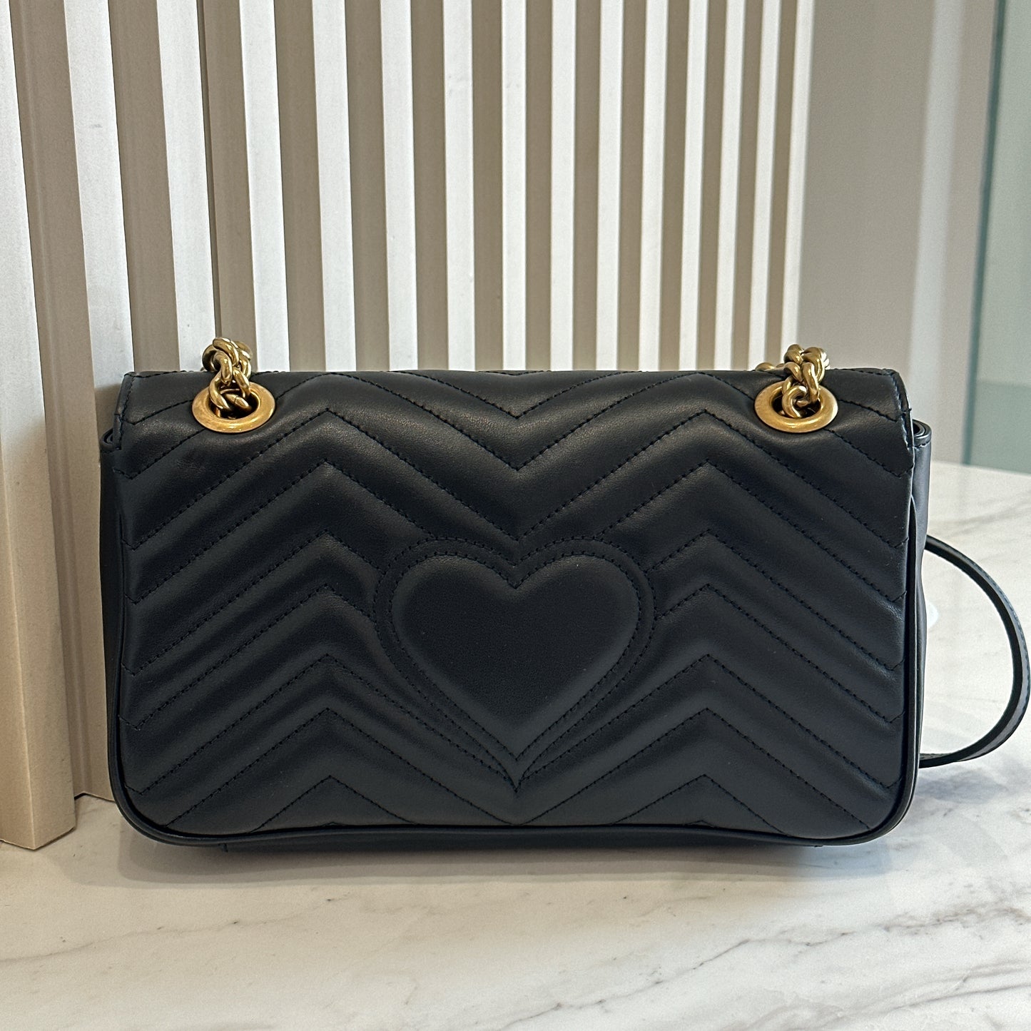 Gucci Marmont Small in Black GHW