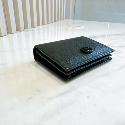 Gucci GG Marmont Wallet in Black Matte