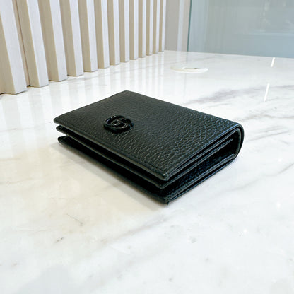 Gucci GG Marmont Wallet in Black Matte