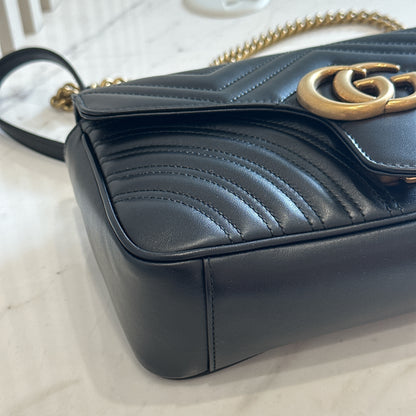 Gucci Marmont Small in Black GHW