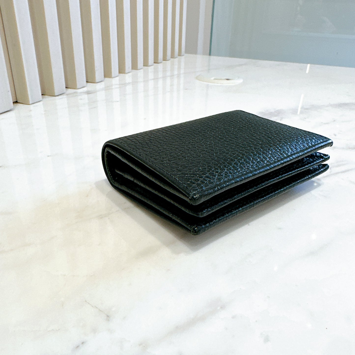 Gucci GG Marmont Wallet in Black Matte