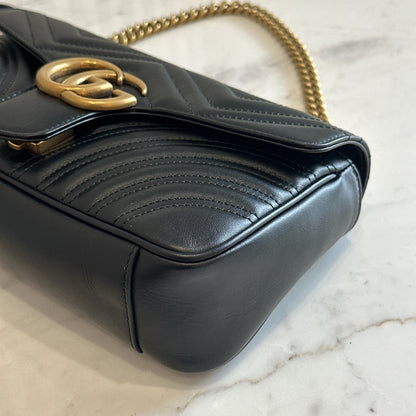 Gucci Marmont Small in Black GHW