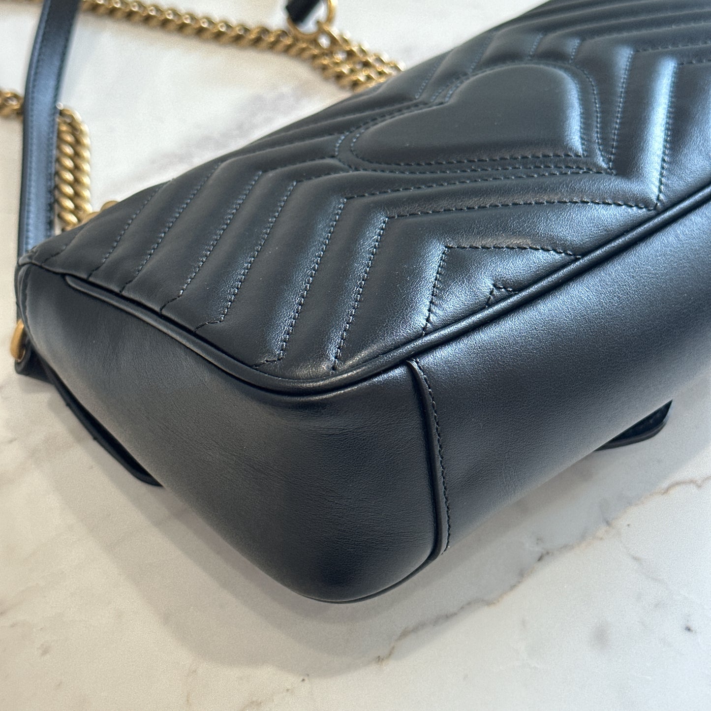 Gucci Marmont Small in Black GHW
