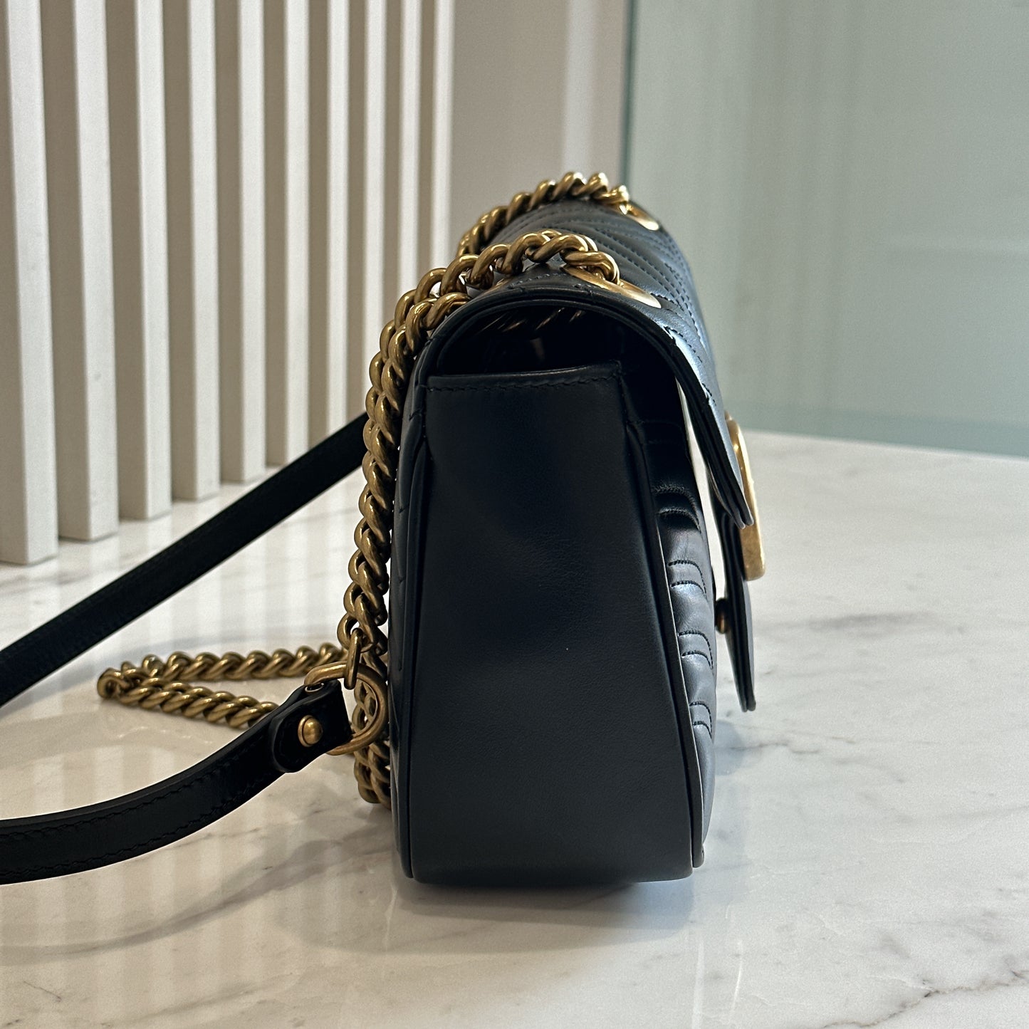 Gucci Marmont Small in Black GHW