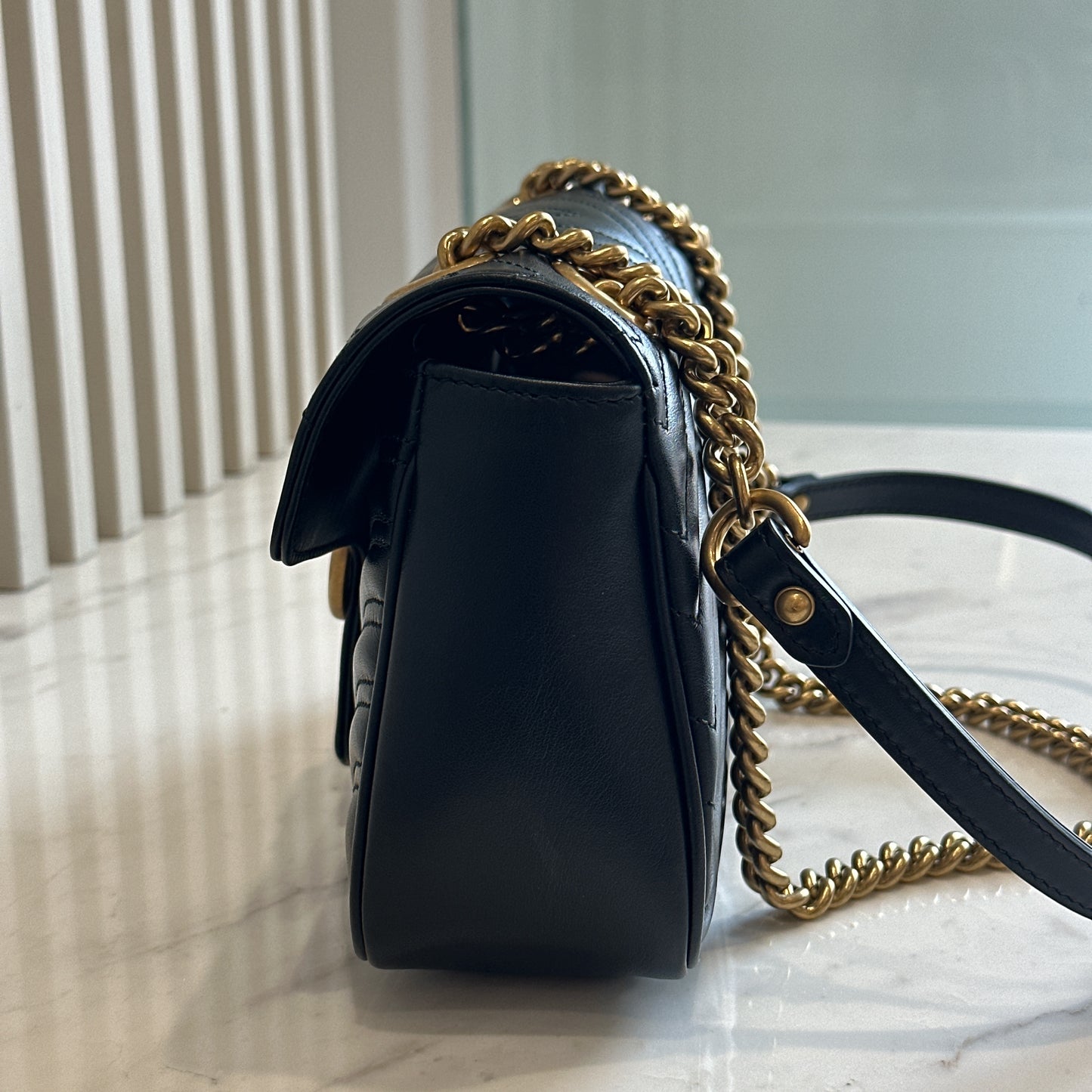 Gucci Marmont Small in Black GHW
