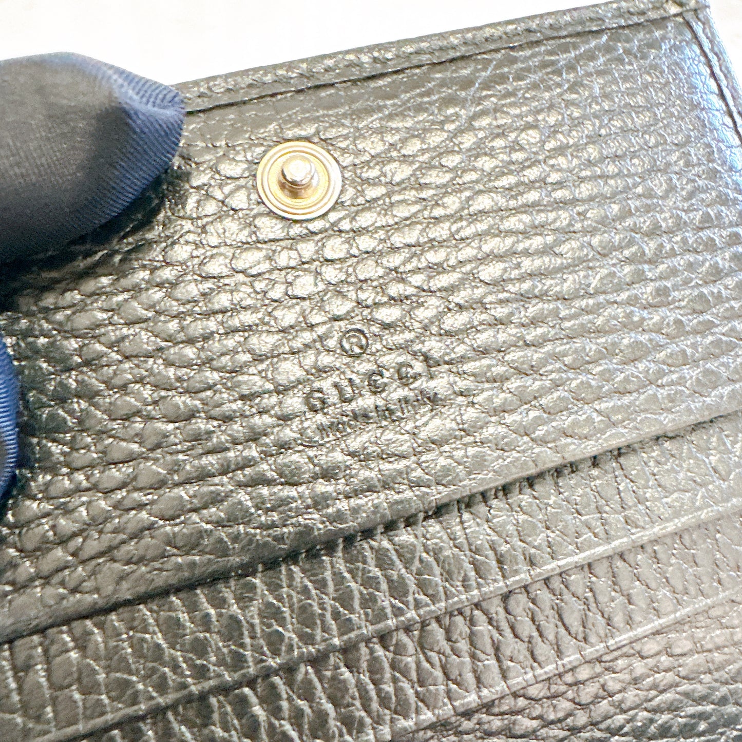 Gucci GG Marmont Wallet in Black Matte