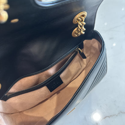 Gucci Marmont Small in Black GHW
