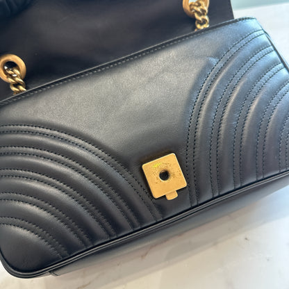 Gucci Marmont Small in Black GHW
