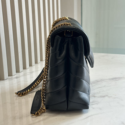 YSL Lou Small In Black GHW