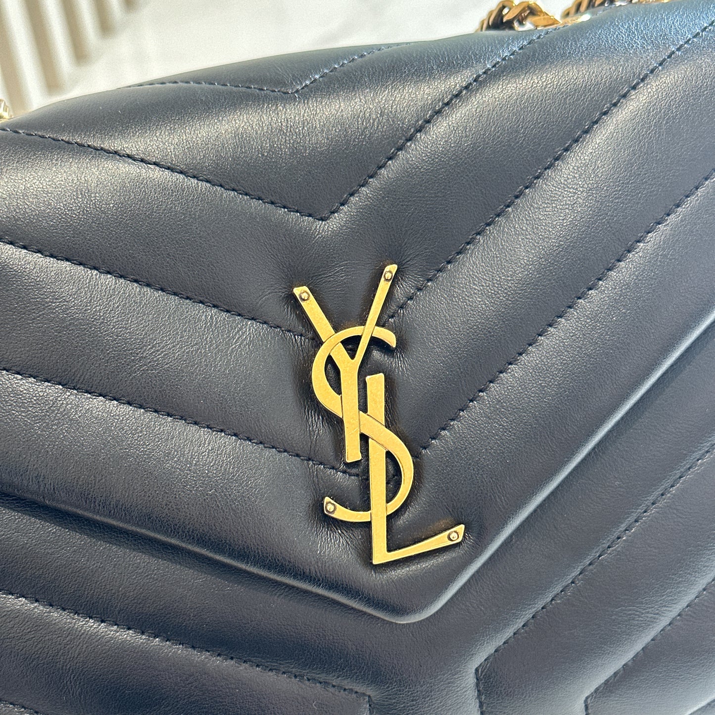 YSL Lou Small In Black GHW