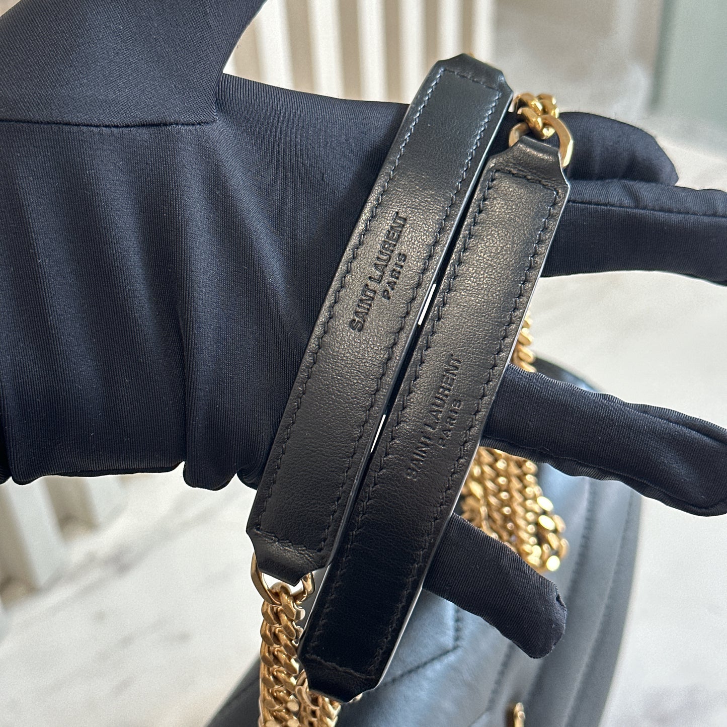 YSL Lou Small In Black GHW