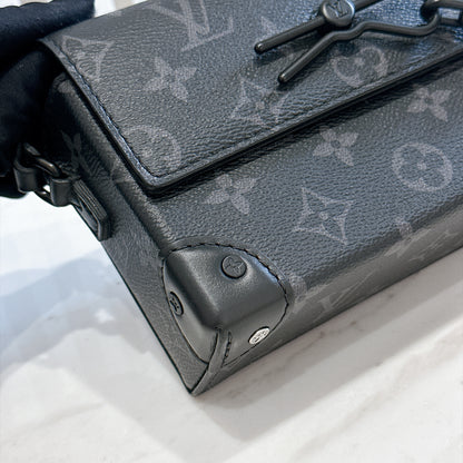 LV Steamer Wearable Wallet in Monogram Eclipse