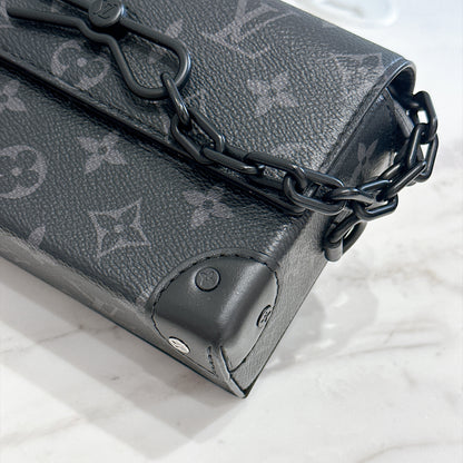 LV Steamer Wearable Wallet in Monogram Eclipse