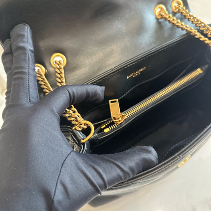 YSL Lou Small In Black GHW