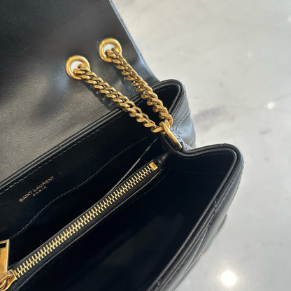 YSL Lou Small In Black GHW