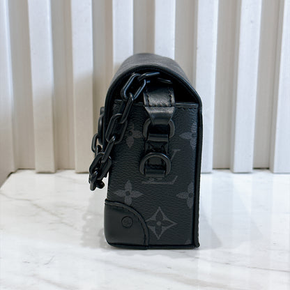 LV Steamer Wearable Wallet in Monogram Eclipse
