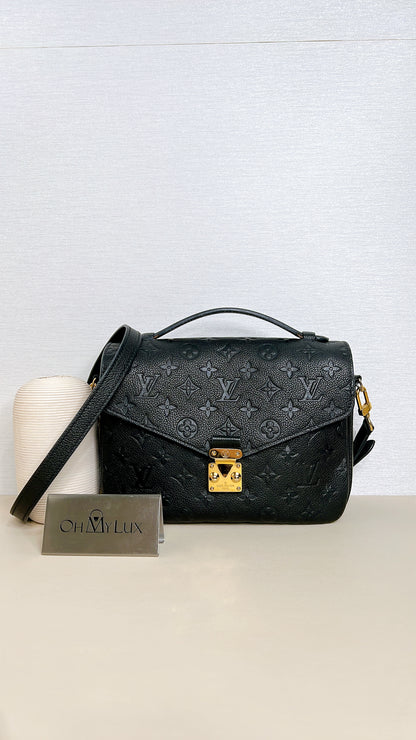 LV Metis in Black Empreinte Leather