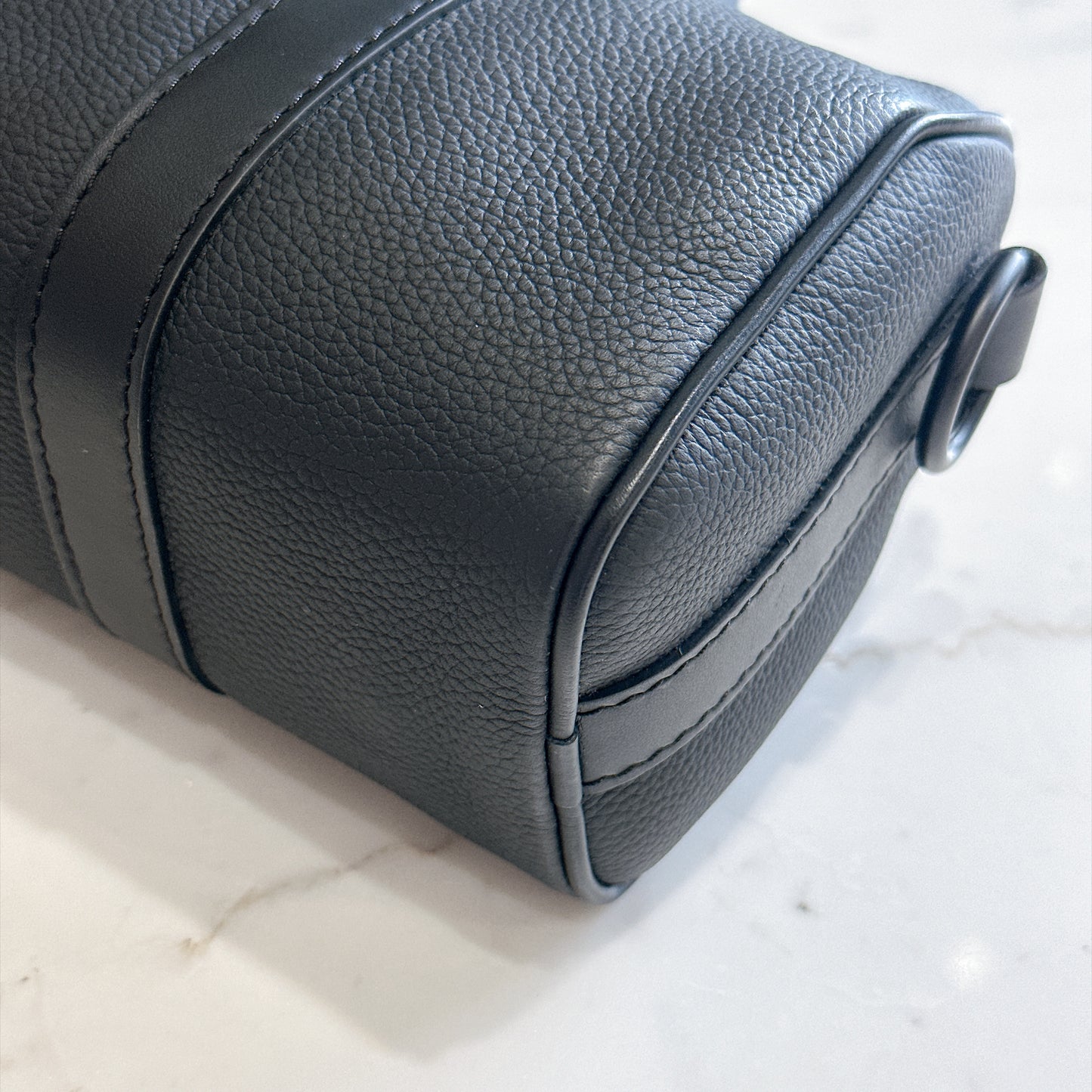 LV Keepall XS in Black Aerogram