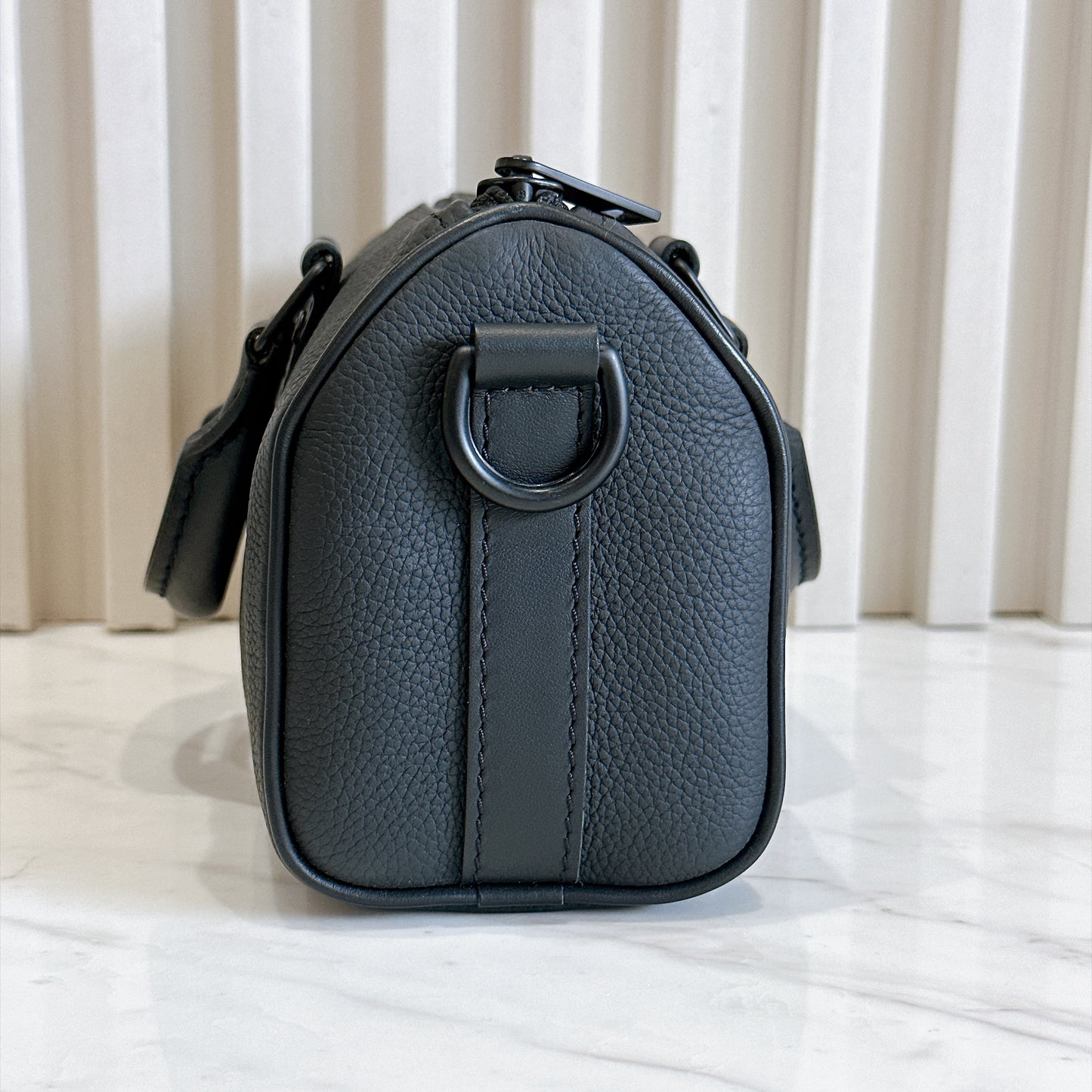 LV Keepall XS in Black Aerogram