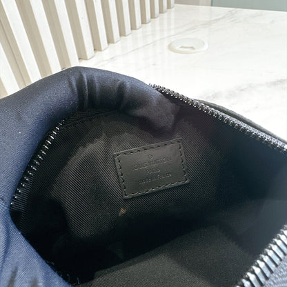 LV Keepall XS in Black Aerogram