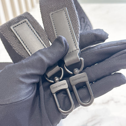 LV Keepall XS in Black Aerogram