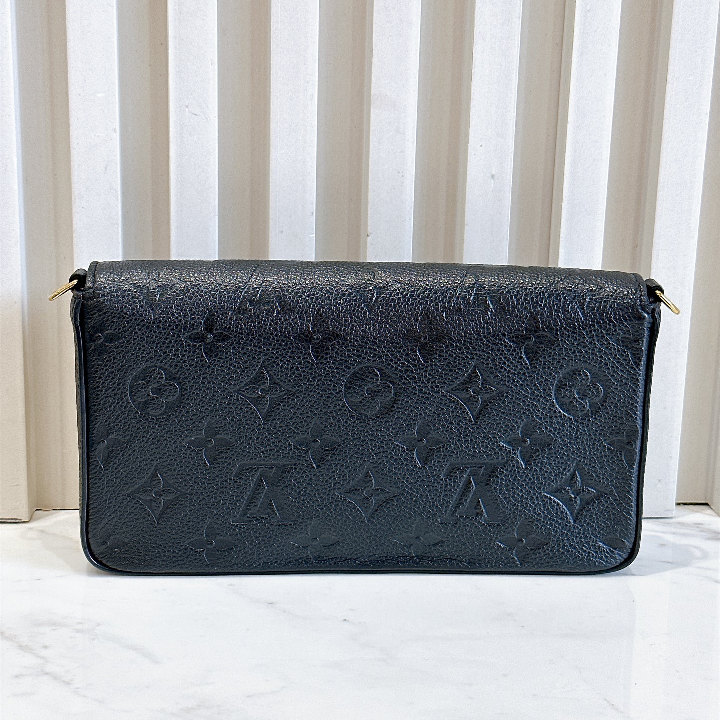 LV Monogram Empriente Felicie Pochette in Black