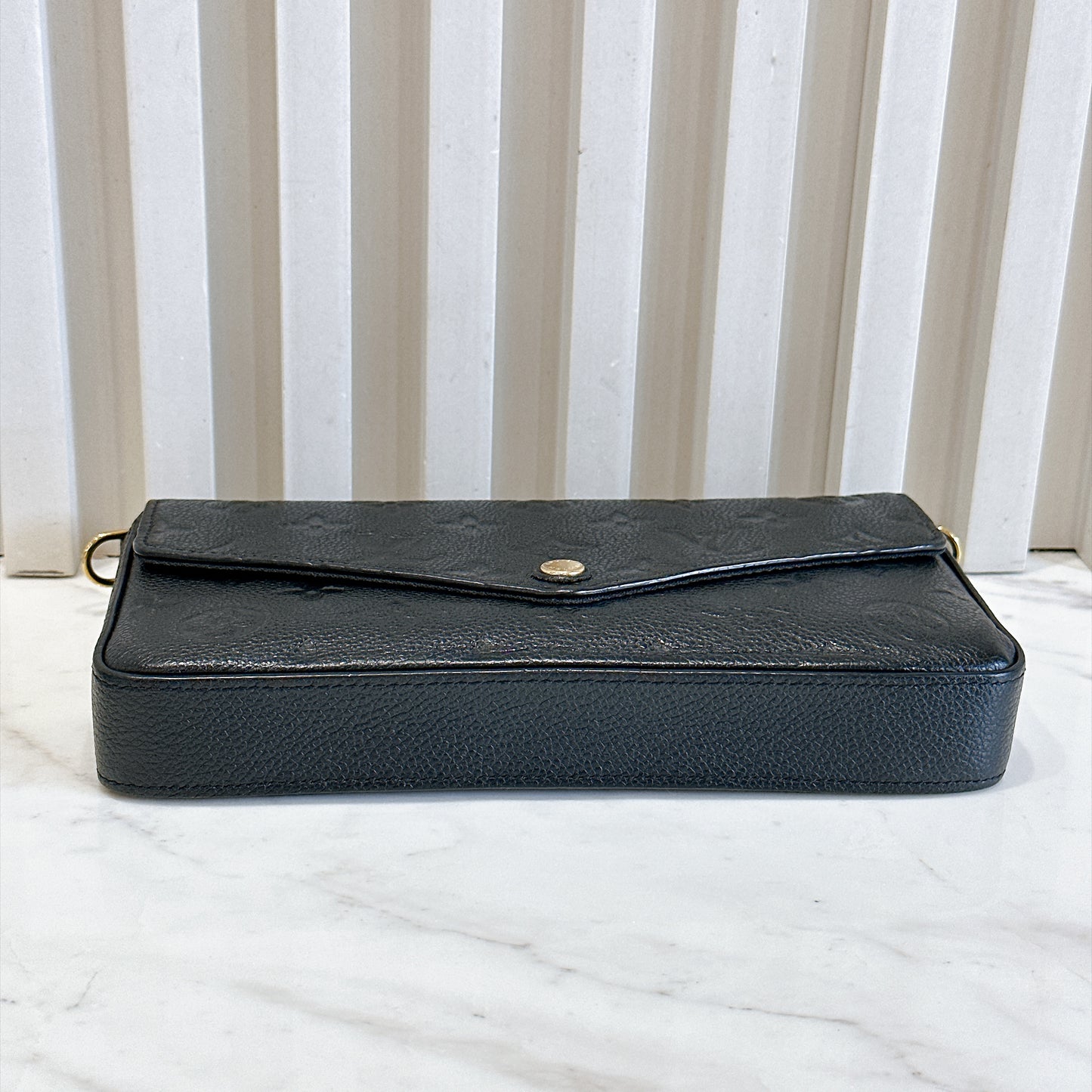 LV Monogram Empriente Felicie Pochette in Black