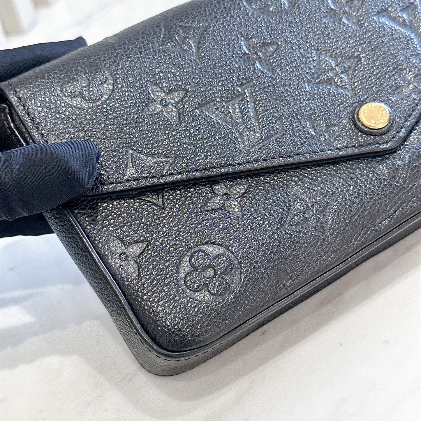 LV Monogram Empriente Felicie Pochette in Black