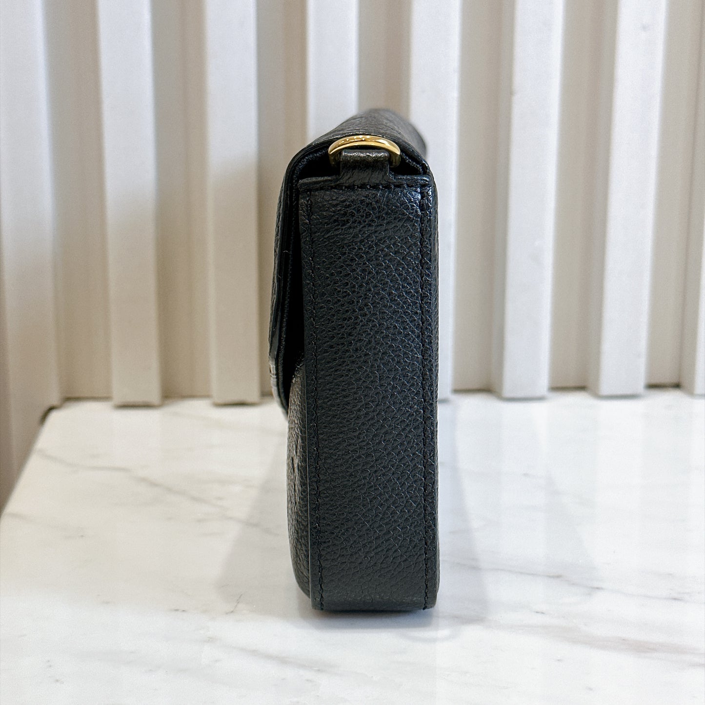 LV Monogram Empriente Felicie Pochette in Black
