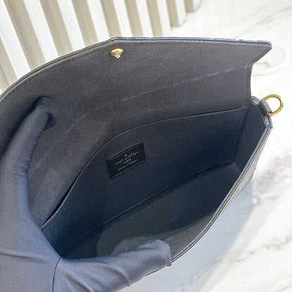 LV Monogram Empriente Felicie Pochette in Black