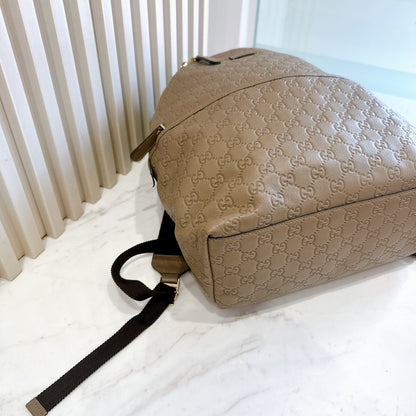 Gucci Guccissima Backpack in Brown