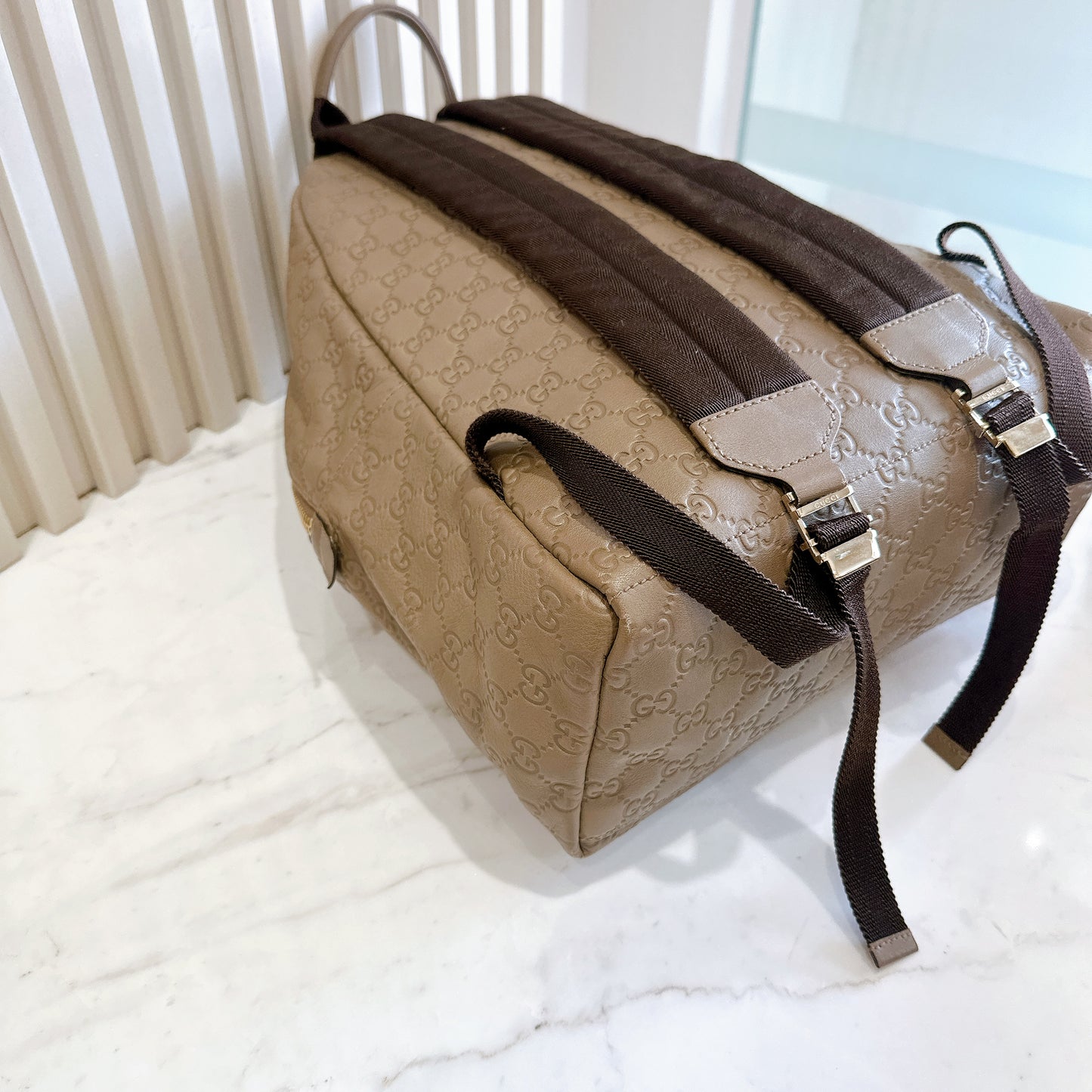 Gucci Guccissima Backpack in Brown