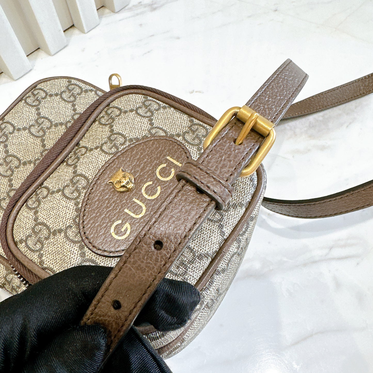 Gucci Neo Vintage GG Suprme Mini Crossbody Bag