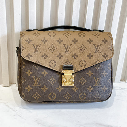 LV Monogram Reverse Pochette Metis