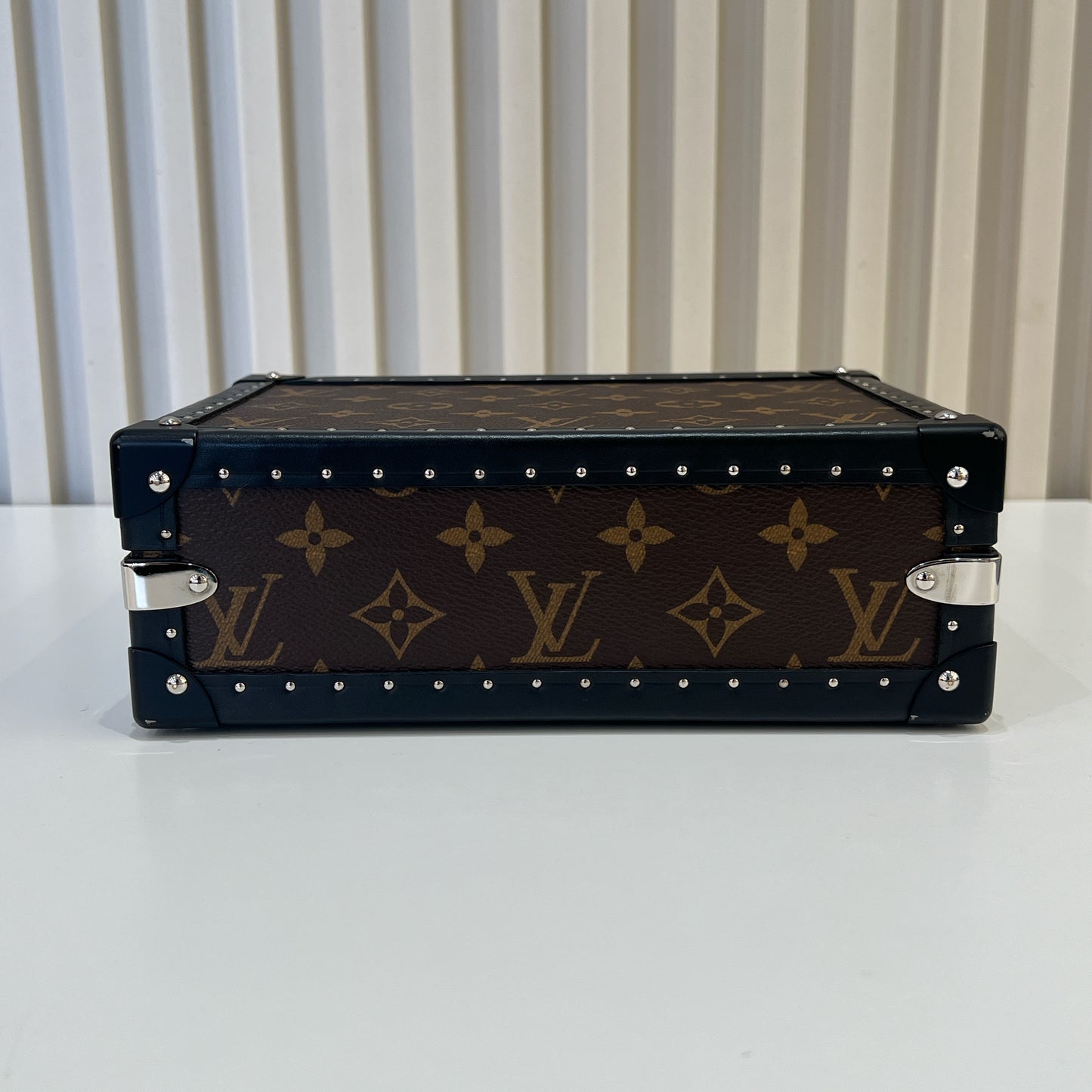 LV Monogram Macassar Clutch Box