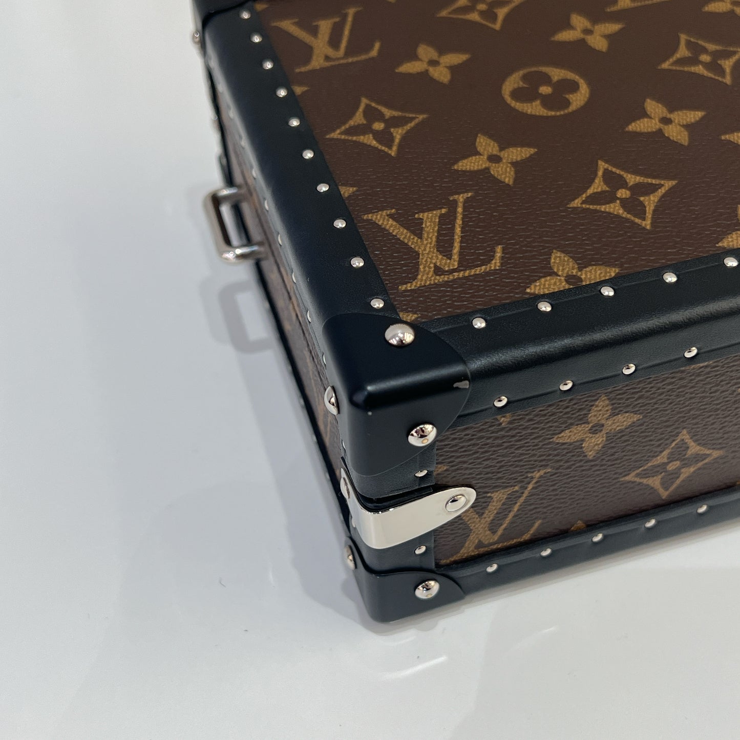 LV Monogram Macassar Clutch Box