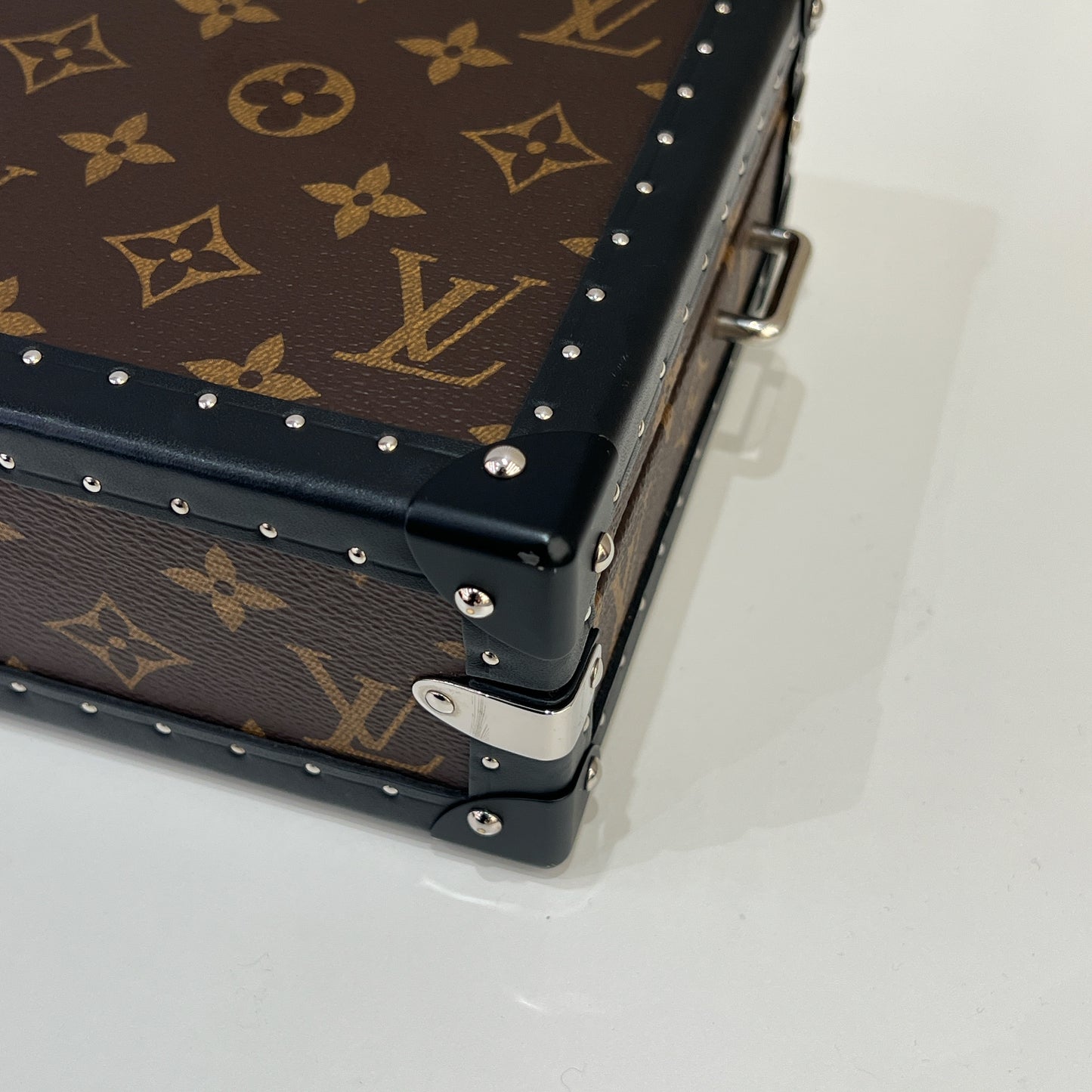 LV Monogram Macassar Clutch Box