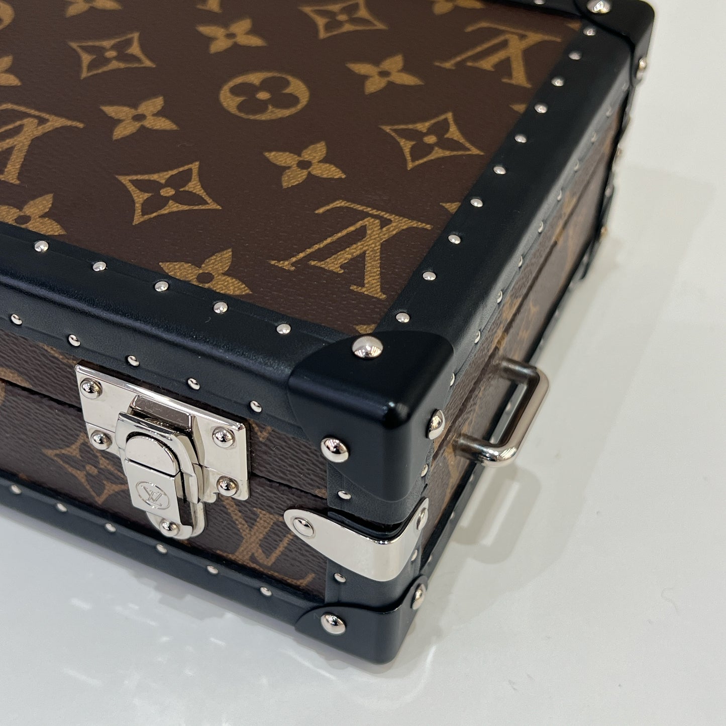 LV Monogram Macassar Clutch Box