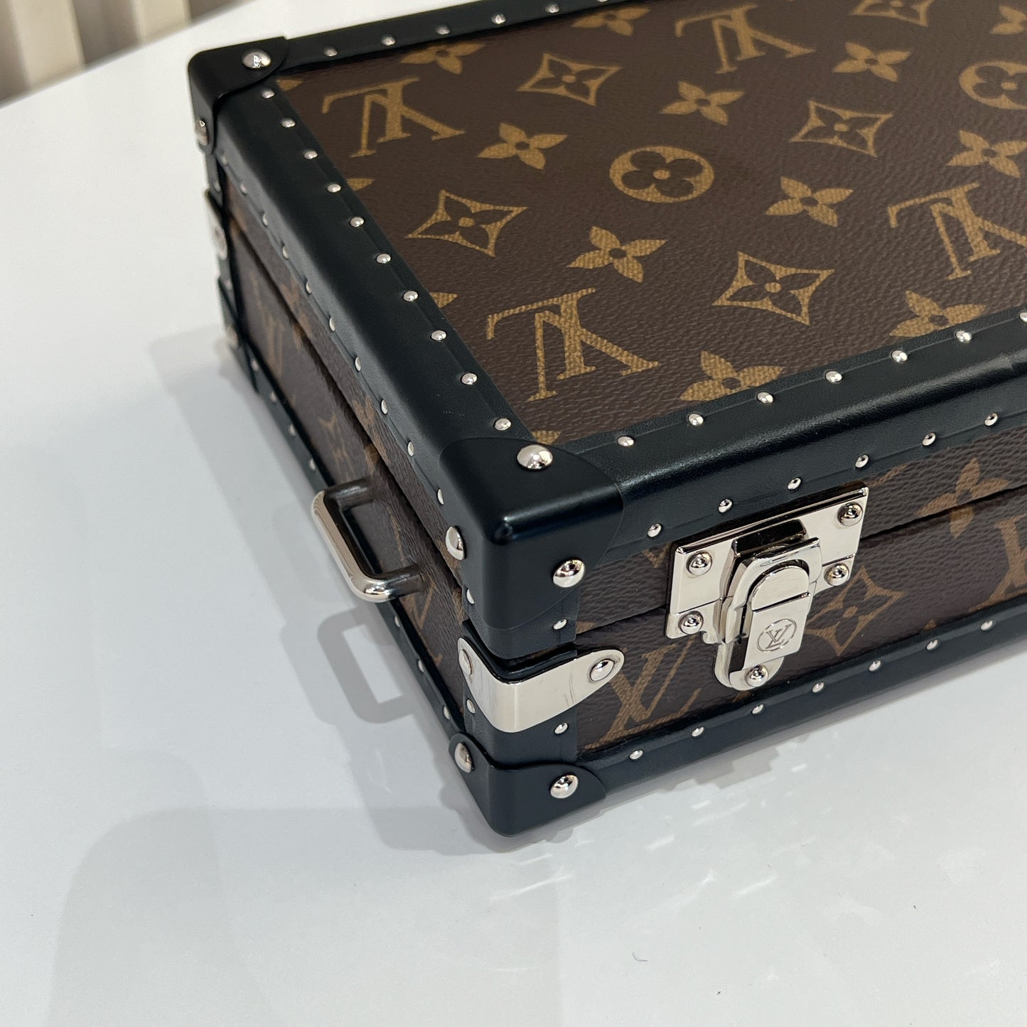 LV Monogram Macassar Clutch Box