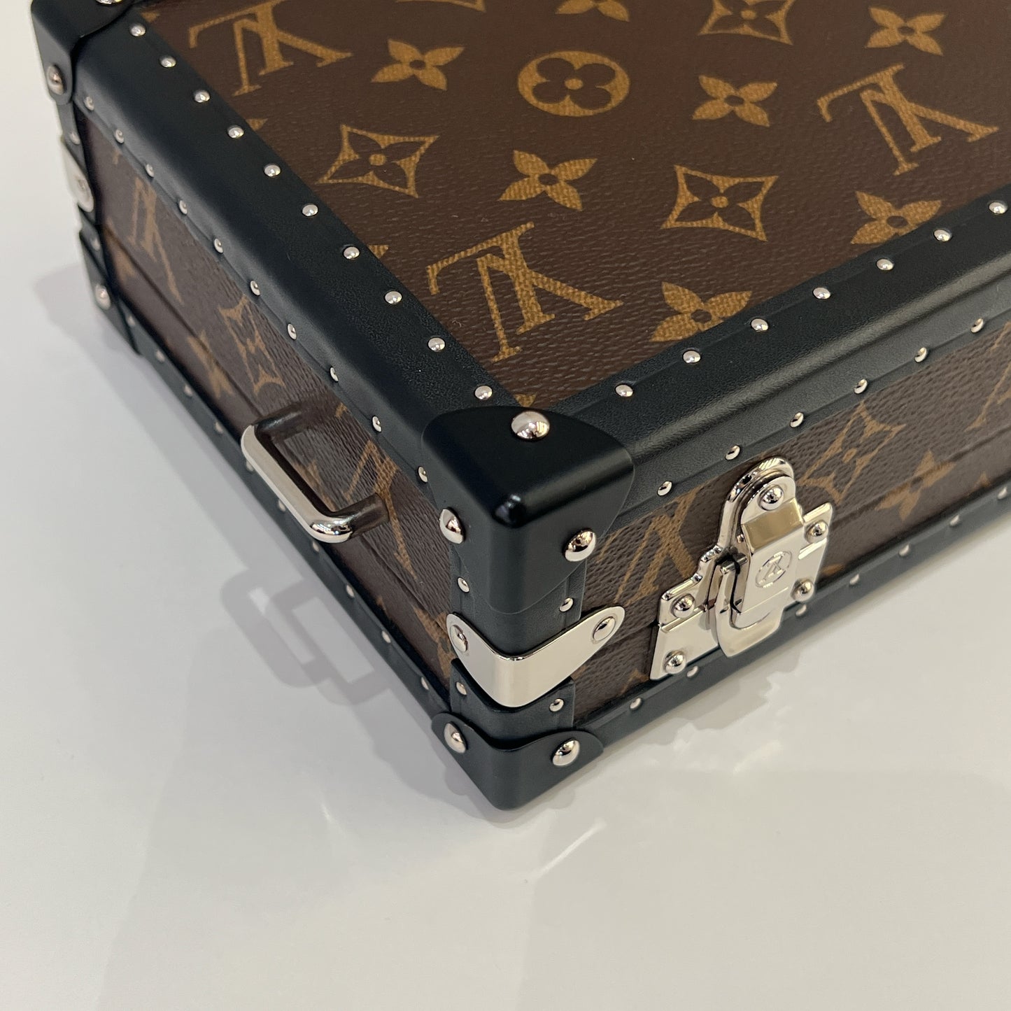 LV Monogram Macassar Clutch Box
