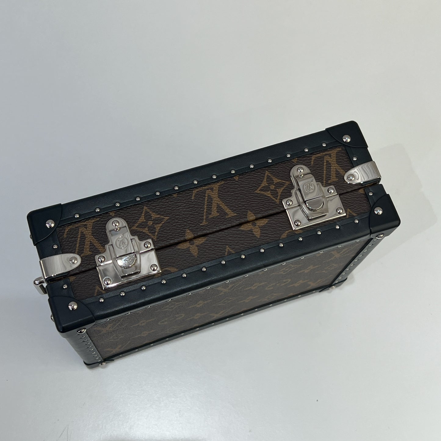 LV Monogram Macassar Clutch Box