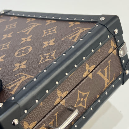 LV Monogram Macassar Clutch Box